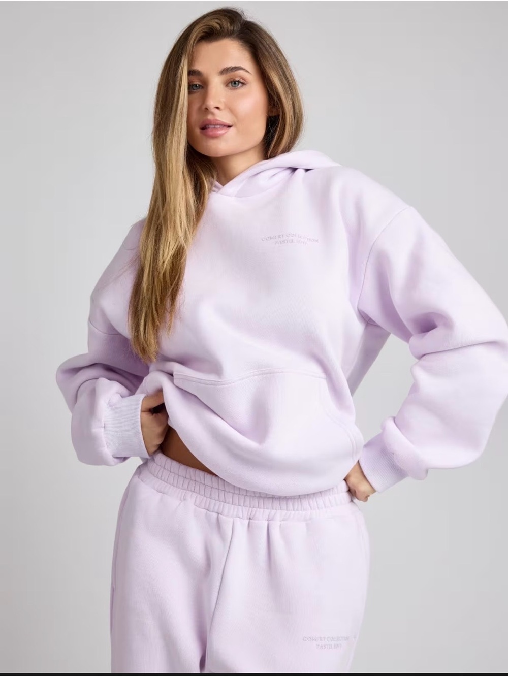 Comfrt Collection Pastel Edit Hoodie Limited Edition Opal Size S
